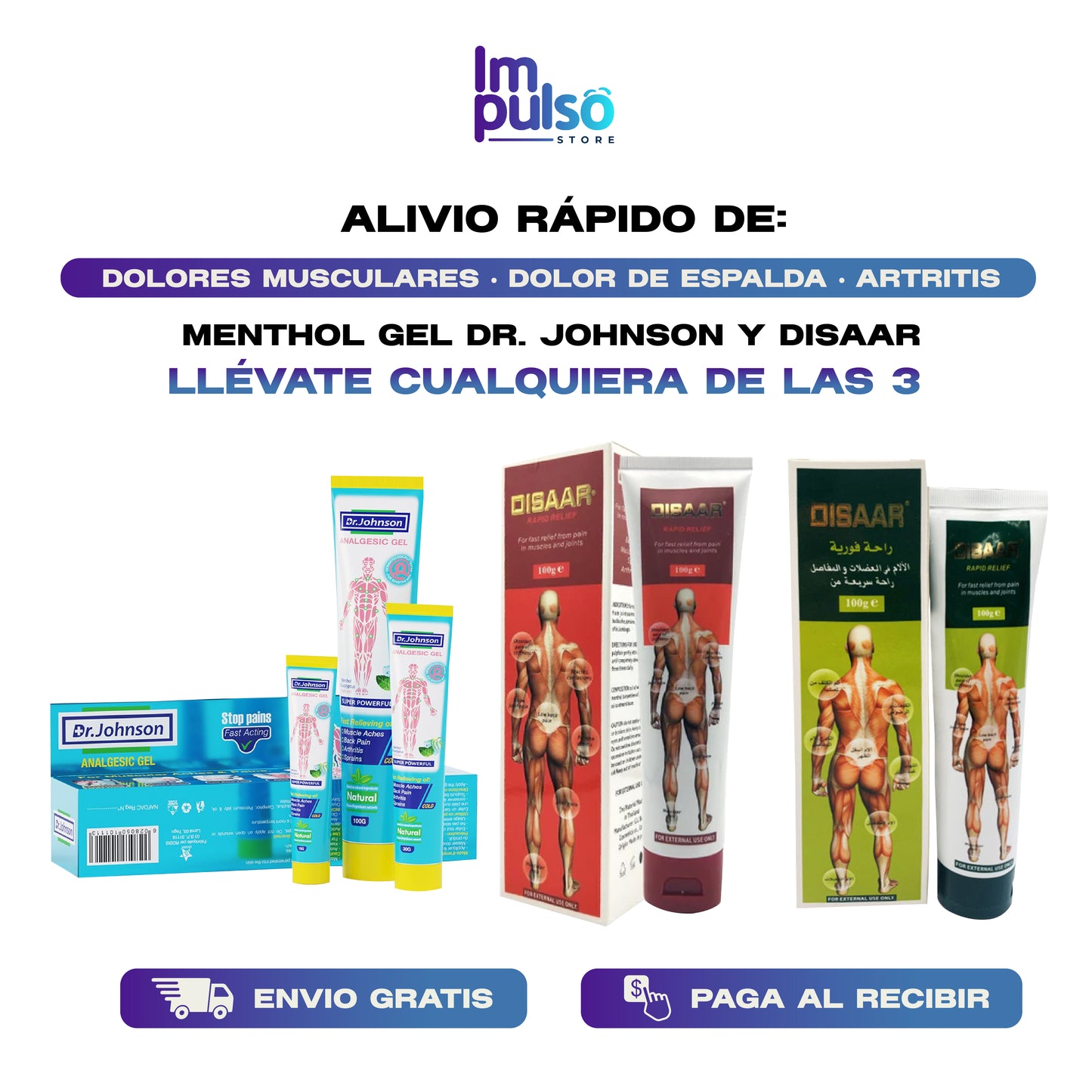 Recuperación Express: Masajeadora Electrica + Ungüento Analgésico (GRATIS)