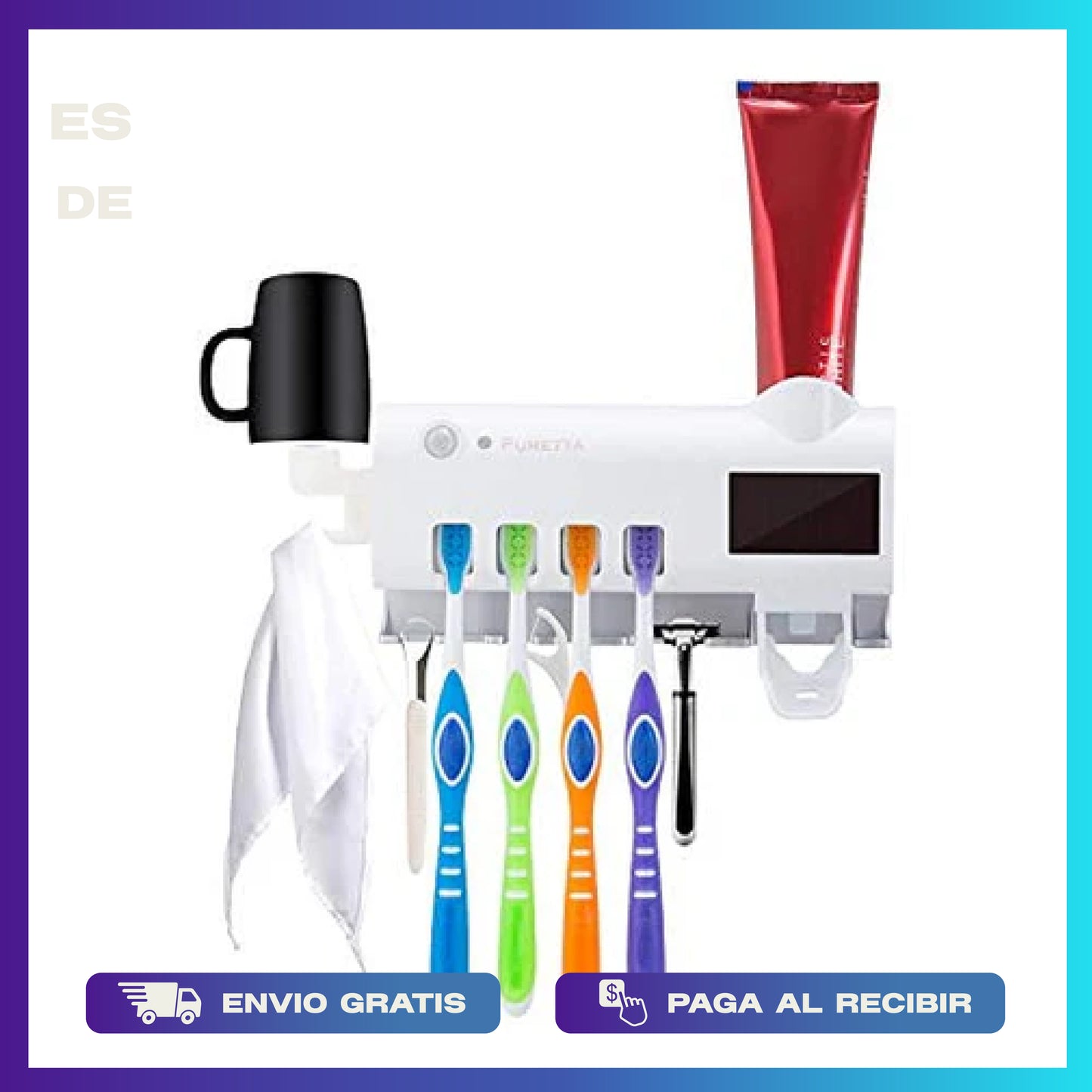 Esterilizador de Cepillos UV – Dile adiós a las bacterias en tu boca