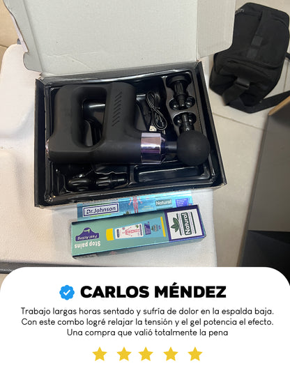Recuperación Express: Masajeadora Electrica + Ungüento Analgésico (GRATIS)
