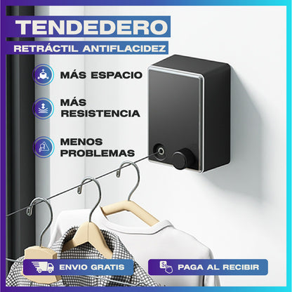 Tendedero Retráctil Antiflacidez – Más Espacio, Más Resistencia, Menos Problemas