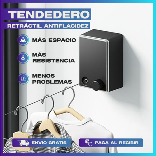 Tendedero Retráctil Antiflacidez – Más Espacio, Más Resistencia, Menos Problemas